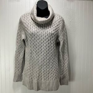 J. CREW Merino Wool Blend Cowl Neck Sweater